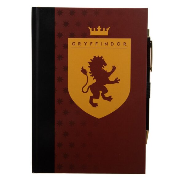 Harry Potter Gryffindor Hardcover Journal and Pen Set - Wizarding World Gifts - Picture 1 of 9